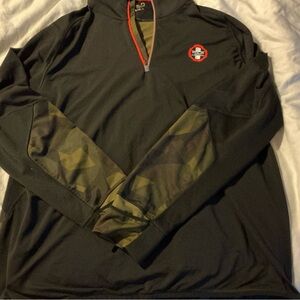 Polo by Ralph Lauren Black and Camouflage Sweatshirt